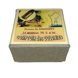 38 Smith et Wesson ou 38 SW: Reproduction boite munitions (vide) CoCo 14359607
