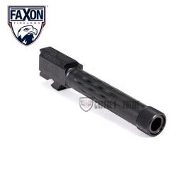 Canon FAXON Glock 19 Gen 1-5 Flut&eacute; Filet&eacute; Noir