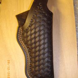 Etui cuir Brauer et Bross pour Colt Python 4 pouces