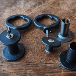 2 verrous muraux pour fusil