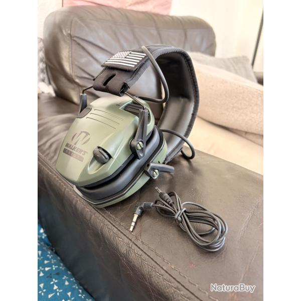 Casque Anti-Bruit �lectronique Walker's Razor Slim - Vert OD