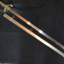 SABRE MOD 1845 ADJUDANT D'INFANTERIE-CHASSEURS-NAPOLEON III-CRIMEE-ITALIE-MEXIQUE-GUERRE 1870/1871