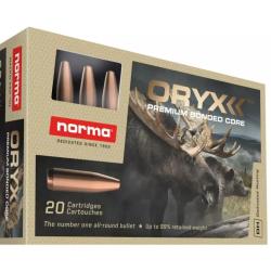 BOITE DE 20 BALLES NORMA ORYX CALIBRE 35 WHELEN 250GR