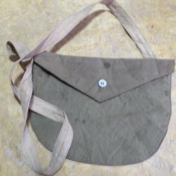 housse &eacute;tui masque &agrave; gaz mod M2 musette Fran&ccedil;ais ww1 premi&egrave;re guerre mondiale 1GM 1914 1918 poilu