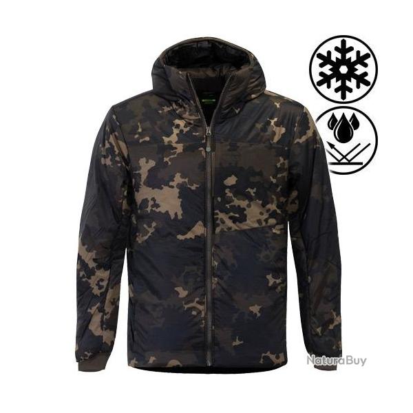 Veste Korda Insulated Hooded Jacket Dark Kamo M
