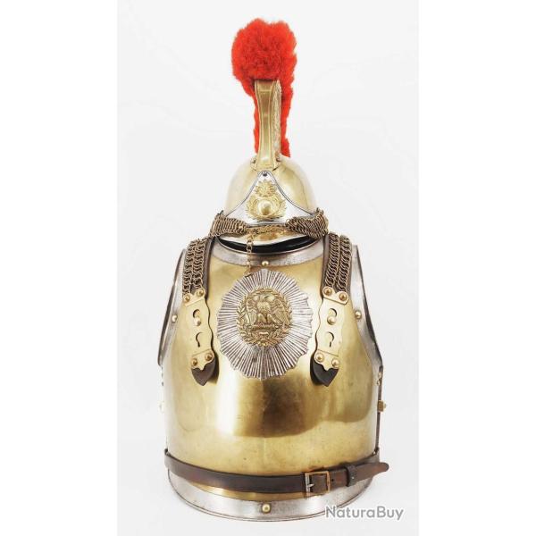CASQUE ET CUIRASSE TROUPE DE CARABINIERS DE LA GARDE IMP�RIALE, Second Empire. France Second Empire