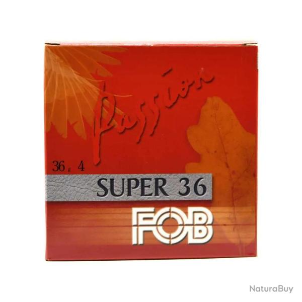 Vente Flash ! Boite de 25 cartouches Super 36 bourre jupe 12/70 BJ 36g 395m/s Plombs 6