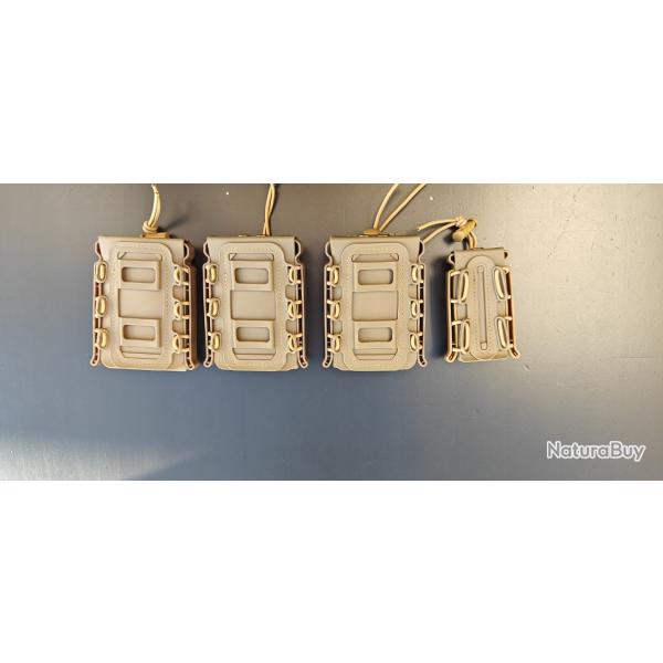 Portes chargeurs 5.56mm et 9mm