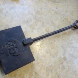 moule &agrave; gaufre ancre de marine marin art populaire et de la table fonte 0.975 g