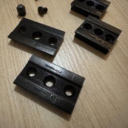 Lot 4 embases Parker Hale 1� sans r&eacute;serve