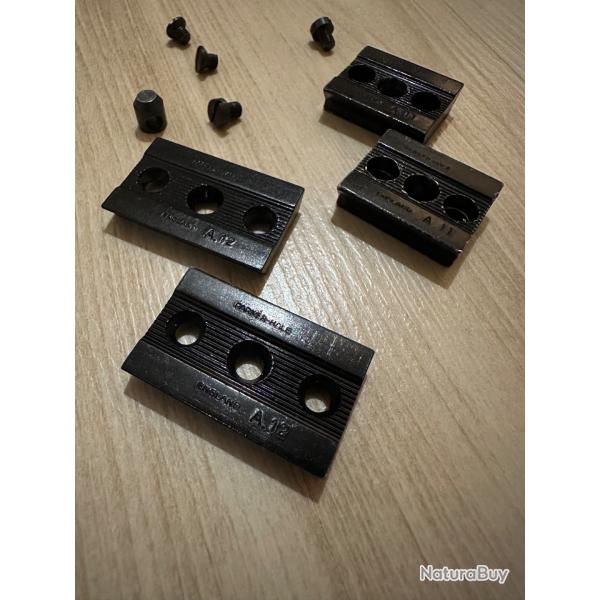 Lot 4 embases Parker Hale 1� sans r�serve