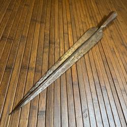 BEAU FER DE PIQUE DE LANCE DE L'ARM&Eacute;E R&Eacute;VOLUTIONNAIRE POIN&Ccedil;ON A.N - 1790 R&Eacute;VOLUTION FRAN&Ccedil;AISE