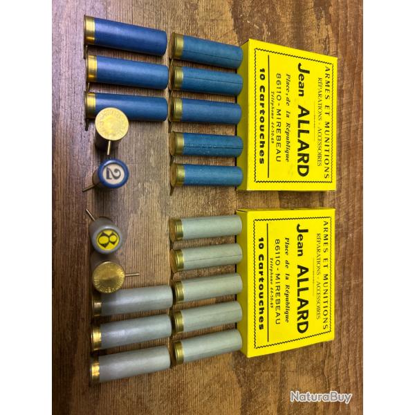 Cartouche � broche  calibre 16 lot 1