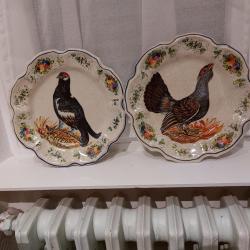 2 assiettes vintages
