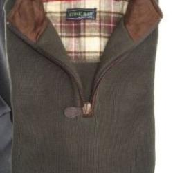 Sweat LOVERGREEN zipp&eacute; bronze