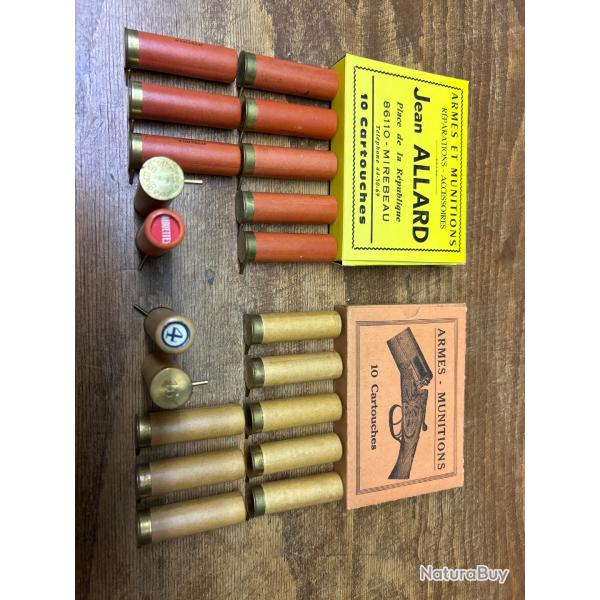 Cartouche � broche  calibre 16 lot 3