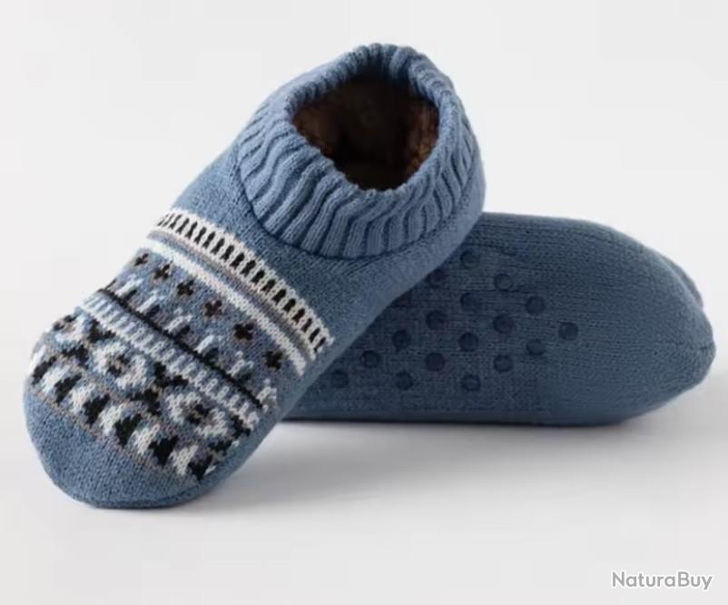 Chaussettes Chaudes Antidérapantes Femmes Hiver - Motifs Animaux, Doublure Polaire, Tailles 35-38 Et 39-42 - 4