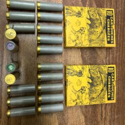 Cartouche &agrave; broche  calibre 16 lot 5