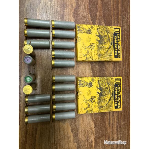 Cartouche � broche  calibre 16 lot 5