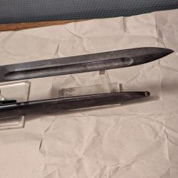 rare BA&Iuml;ONNETTE ALLEMANDE WW1 MAUSER SIAMOISE MOD 1886 FAB JAPONAISE B E G