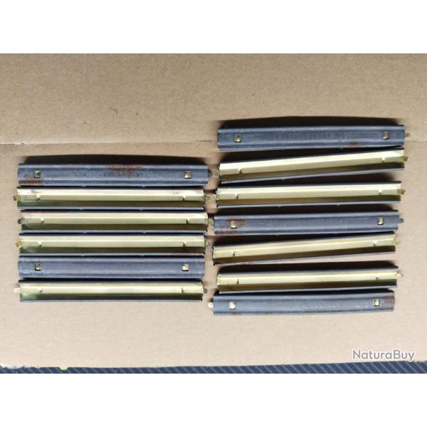 Clips 223 et 5,56 acier avec des d�fauts de rouille.