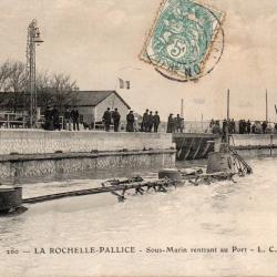 Carte Postale La Rochelle-Pallice Sous-Marin -N&deg;4544