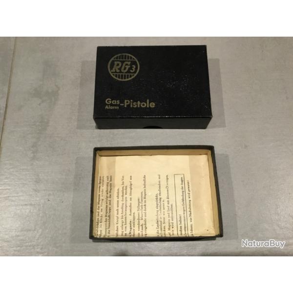 Jolie boite vide pour pistolet d'Alarme ou starter R�HM RG3