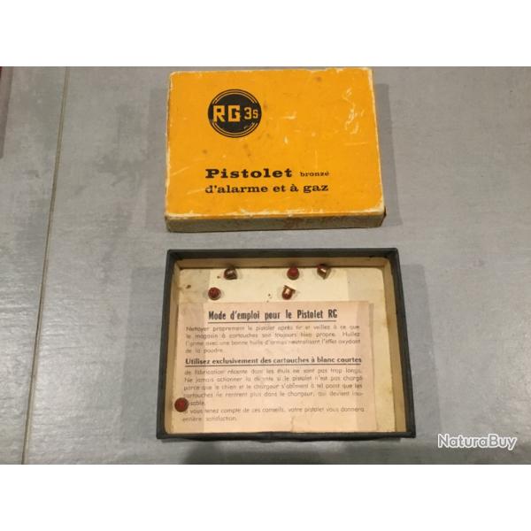 Jolie boite vide pour pistolet d'Alarme ou starter R�HM RG3S
