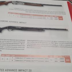 fusil Benelli BE DIAMOND - neuf - canon de 71cm