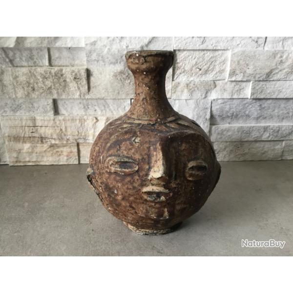 Pi�ce de mus�e, rare Vase Anthropomorphe Origine P�rou Num�ro 2