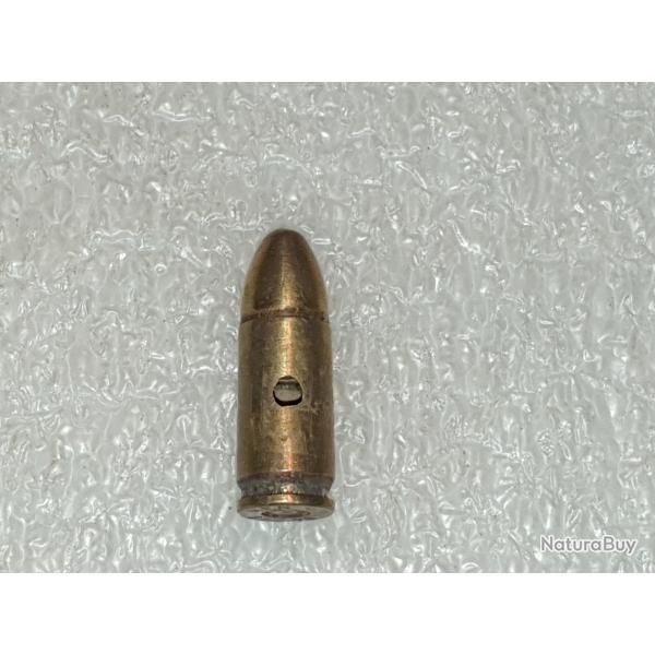 Cartouche 9mm neutralis�e allemande MEN dat�e de 1994 (M 33.IE)