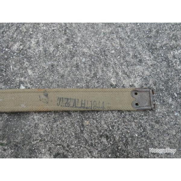 Authentique Bretelle en Toile Anglais pour Fusil Lee Enfield dat�e 1944
