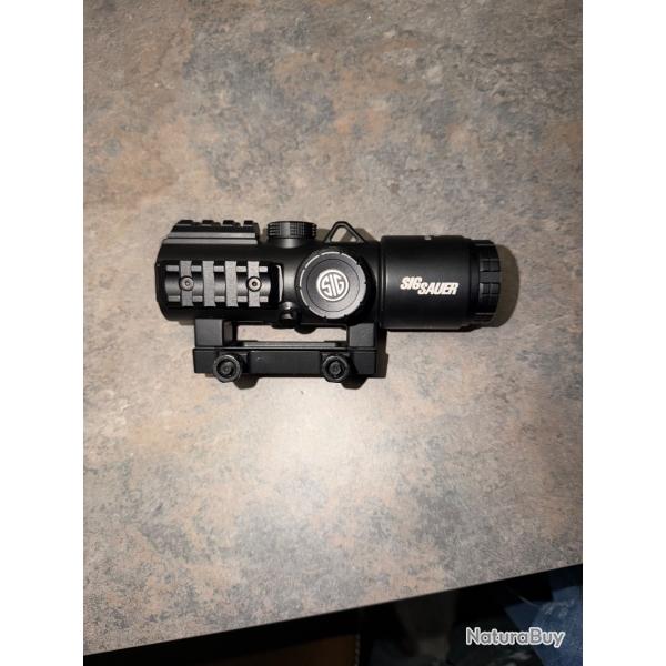 Point Rouge Tactique SIG SAUER BRAVO 3 "3x24" R�ticule cal.5,56 - 7,62