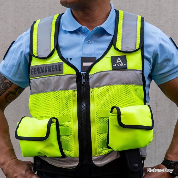 Gilet fluo d'intervention L/XL