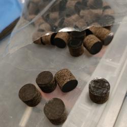 100 BOURRES GRASSES DE CALIBRE 20 EN FEUTRE 14mm DE HAUT