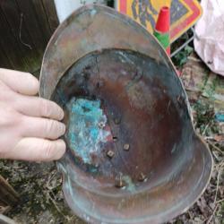 Casque de pompier environ 1860