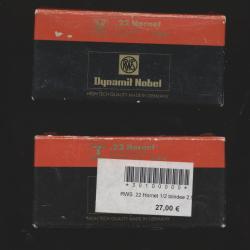 (5933)  PORT OFFERT LOT 22 HORNET RWS 18 1/2 blind&eacute;es et 4 blind&eacute;es