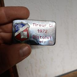 Ancien badge fft 1972