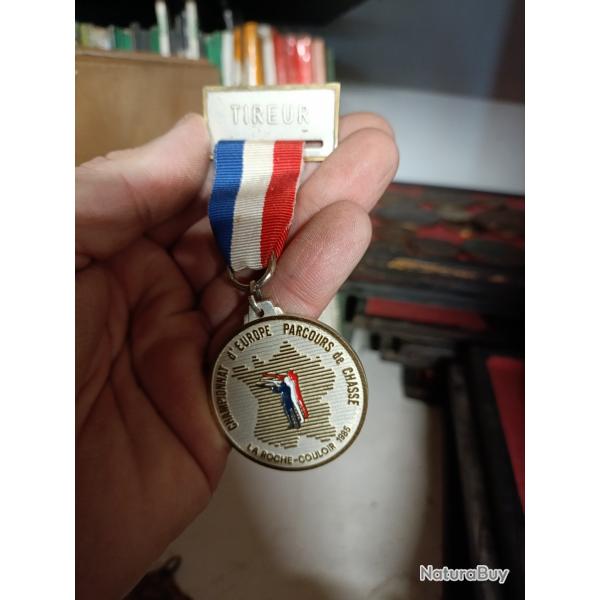 M�daille championnat d europe parcours de chasse 1985