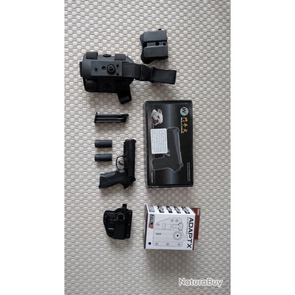 GBB WE PX4 Big Dog + accessoires+ consommables offerts