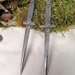 Lame stylet dague forge
