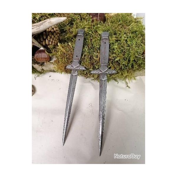 Lame stylet dague forge