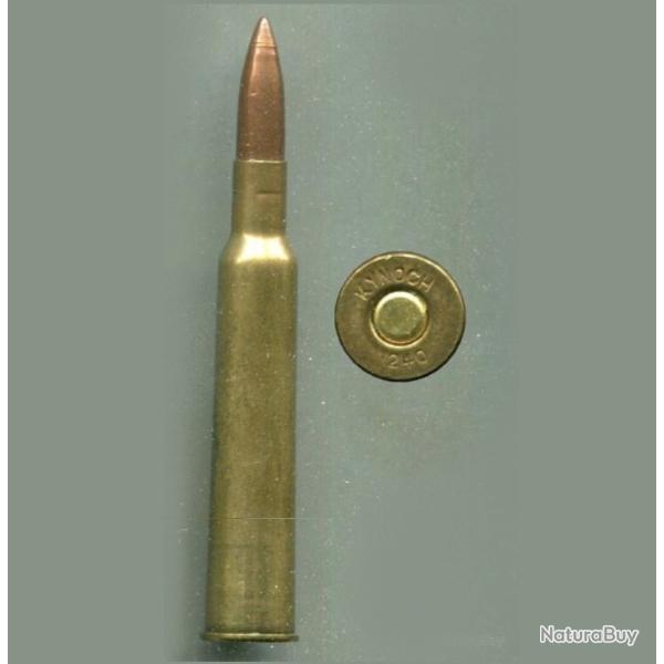 .240 Holland Magnum Flanged - fabrication Kynoch - balle cuivre pointe en deux partie - �tui 63.4 mm