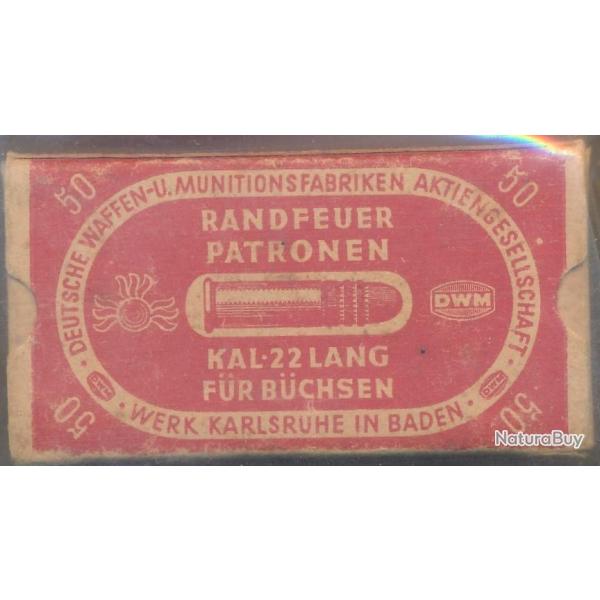 (5935) PORT OFFERT !  BOITE 22 LR pour collection pleine et compl�te