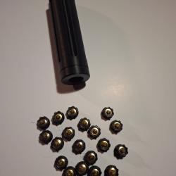 silencieux pour kit cck hdr50 tr50 umarex t4e + munitions cadeaux