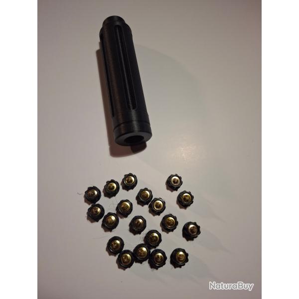 silencieux pour kit cck hdr50 tr50 umarex t4e + munitions cadeaux