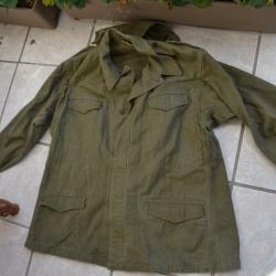Veste Arm&eacute;e Fran&ccedil;aise MOD 47 avec capuche, &eacute;poque Indo-Alg&eacute;rie