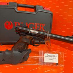 Pistolet RUGER MARK IV TARGET + Kit d&eacute;tente VOLQUARTSEN + Poign&eacute;e Hogue