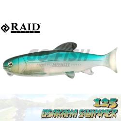 RAID - Leurre souple OSAKANA SWIMMER 125 Coloris - Ice Black