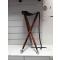 petites annonces chasse pêche : Trepied Lovergreen cuir et bois clair 73cm